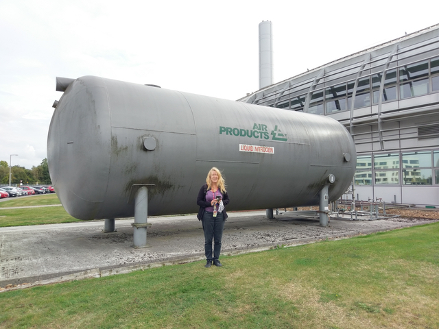 Tina Howard | Giant Liquid Nitrogen Tank