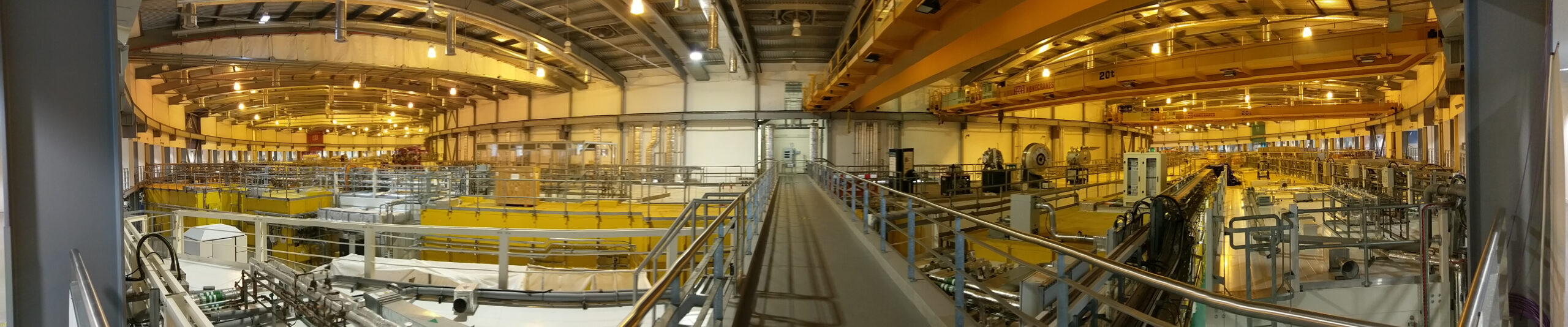 Ring on top of beamlines